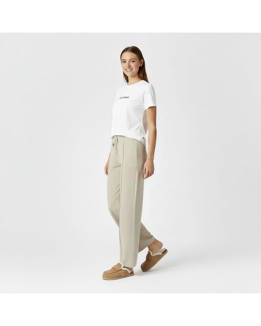 Jack Wills Natural Shearling Mule Slippers