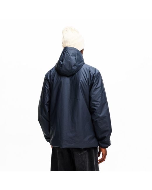 Rains Blue Lohja Insulated Waterproof Jacket for men