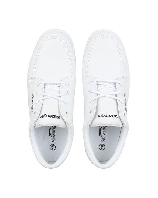 Slazenger 1881 White Bowls Shoes for men