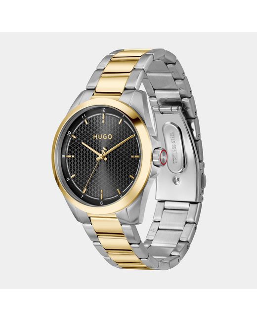 HUGO Metallic Gents #Seam Bracelet Watch for men
