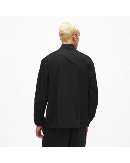REPRESENT 247 Black Dna Track Performance Running Jacket for men
