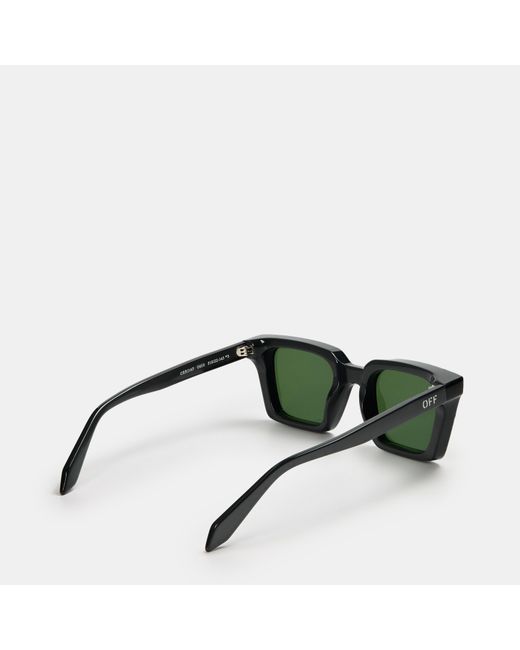 Off-White c/o Virgil Abloh Green Reno Rectangle Sunglasses for men