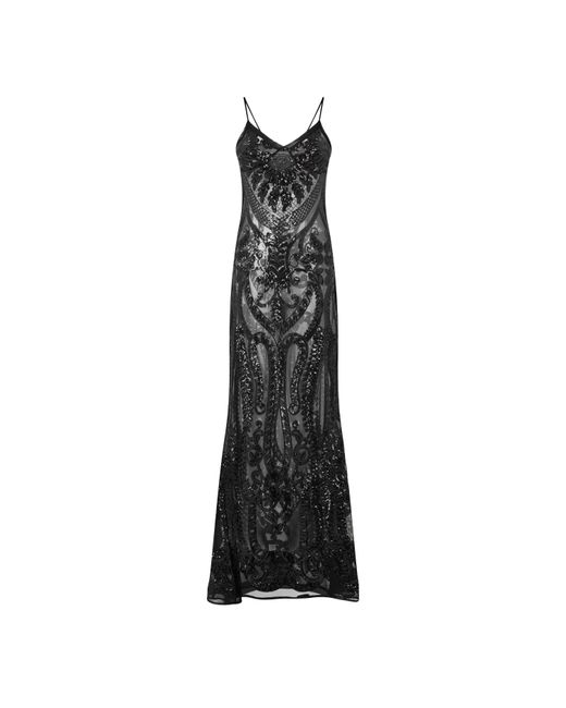 Norma Kamali Black Nk Sqn Slip Gown Ld54