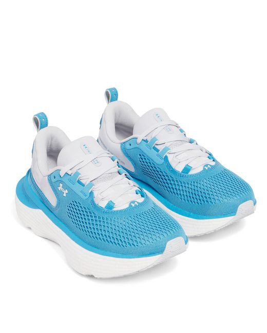 Under Armour Blue Infinite Elite 2 Running Shoes Downpour Fire Gravel