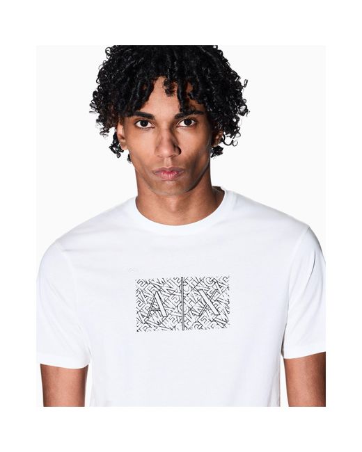 ARMANI EXCHANGE White T-Shirt for men