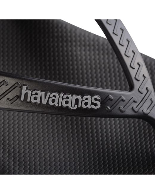 Havaianas Black High Platform Ii Flip Flops