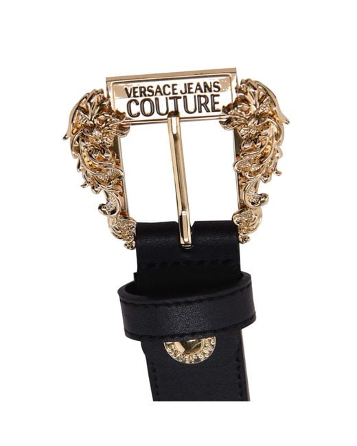 Versace Jeans Couture Blue Donna Buckle Belt
