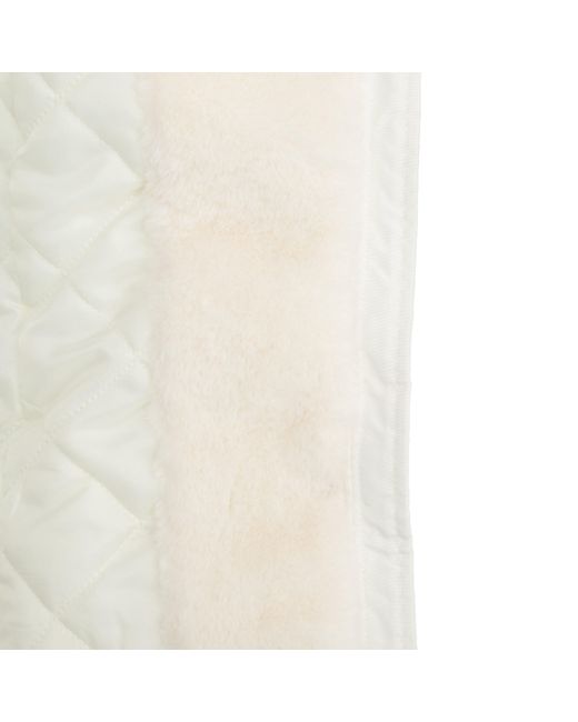 Firetrap White Waterproof Long Sleeve Mid-Length Puffer Jacket