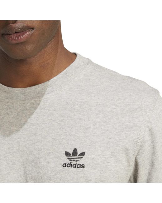 Adidas Gray Trefoil T-Shirt for men