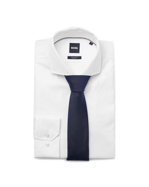 Boss Blue Classic 7.5 Cm Tie for men
