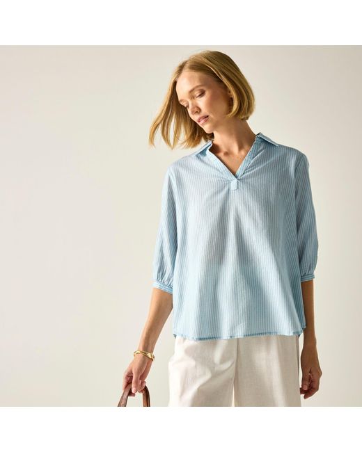Regatta Blue Nofino Lightweight Shirt