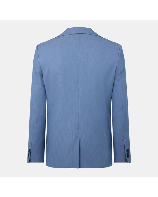 Twisted Tailor Blue Ellroy Slim Fit Jacket for men