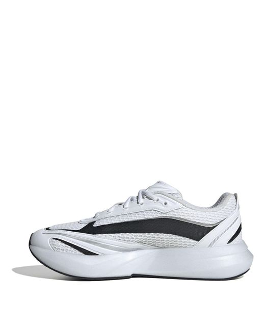 Adidas White Lightblaze Glow Shoes for men