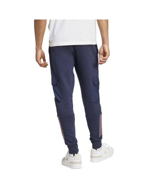 Adidas Blue Utility Joggers for men