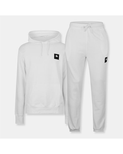 Money White Patch Hood Tracksuit for men