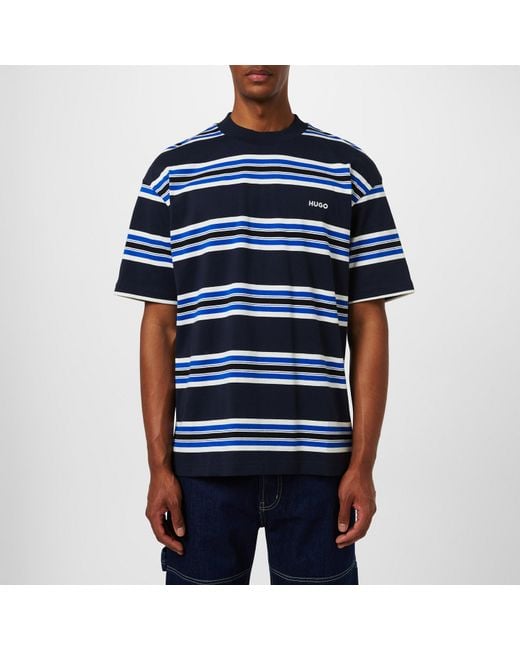 HUGO Blue Natinolo 01 Regular Fit T-Shirt for men