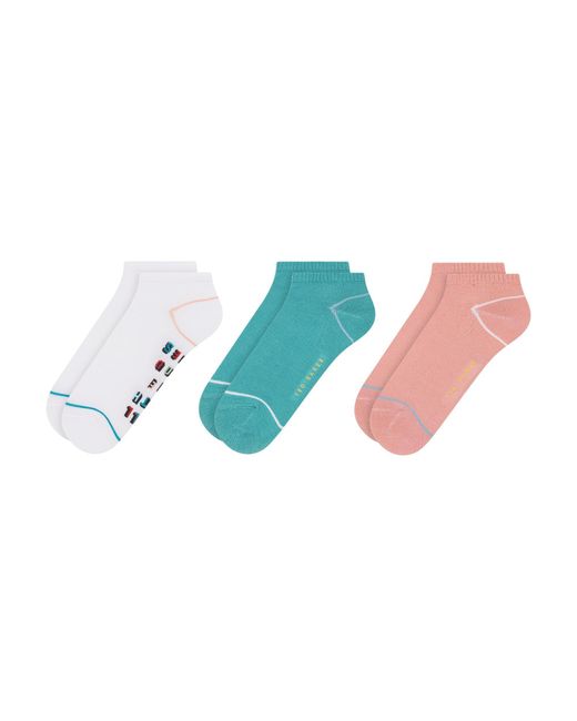 Ted Baker White T Liner Trainer Socks