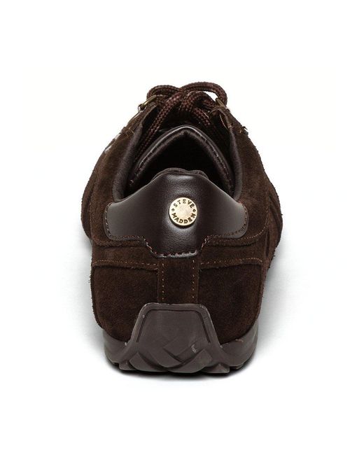 Steve Madden Brown Bless Low-Top Trainers