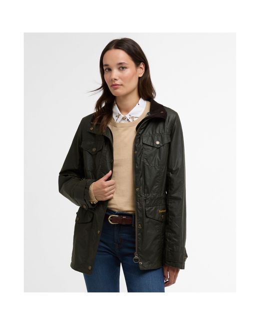 Barbour Black Summer Sapper Waxed Jacket