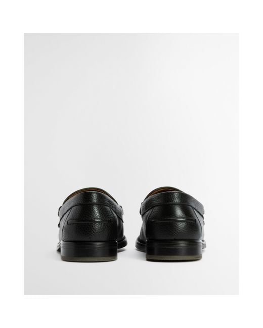 Barbour Black Linford Loafer for men