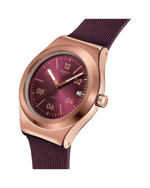 Swatch Pink Sistem 51 Irony 52 52Mm Analogue Quartz Watch