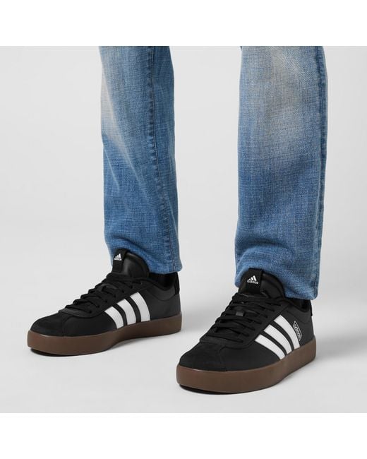 Adidas Black Vl Court 3.0 Shoes for men