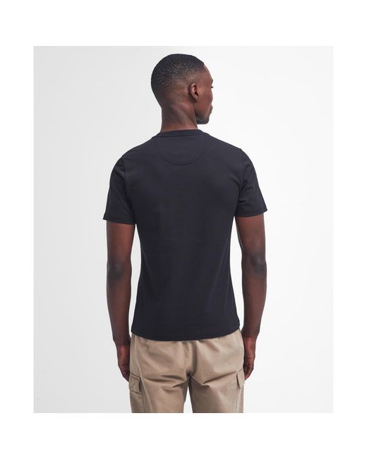 Barbour Blue Small Logo T-Shirt for men