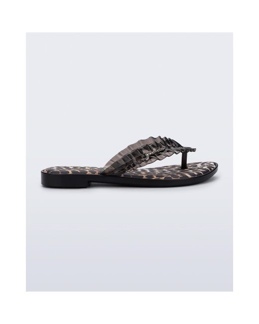 Melissa Black X Ganni Ff Flip Flops