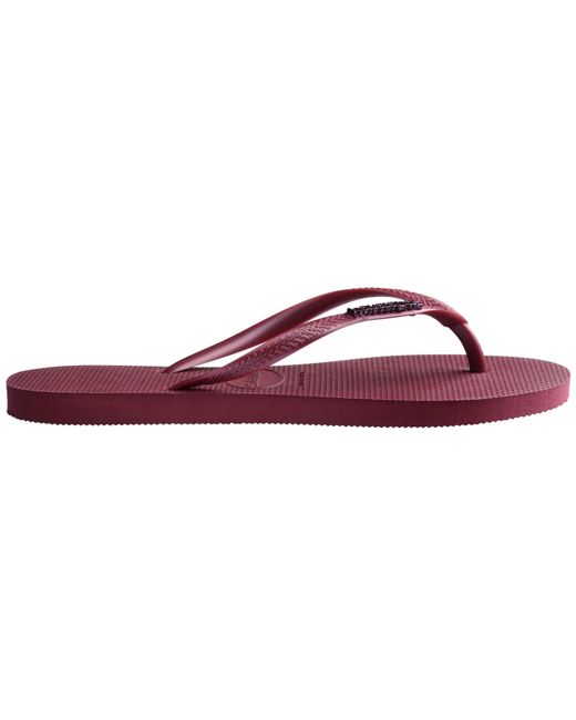 Havaianas Red Slim Flip Flops
