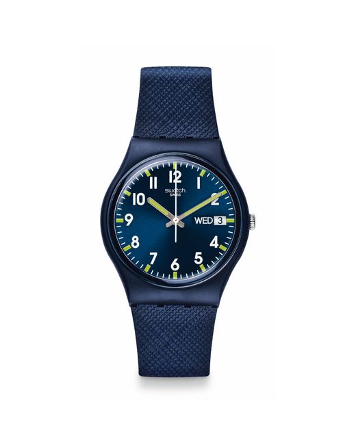 Swatch Blue Core Analogue Quartz Watch