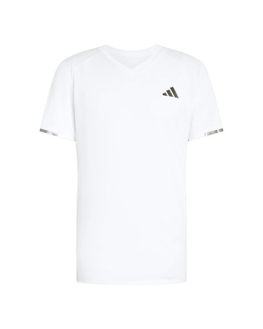 Adidas White Wim Short Sleeve Performance T-Shirt for men