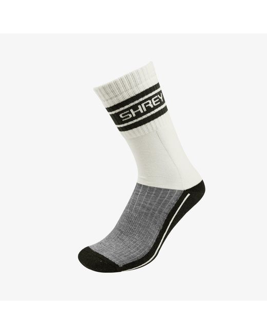 Shrey Black Elite Double Layer Socks 2 Pack for men