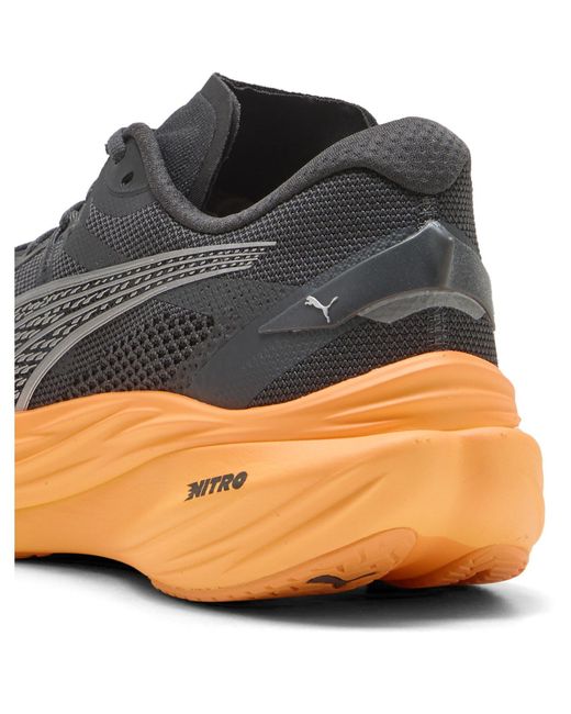 PUMA Blue Deviate Nitro 3 Nitro Foam Engineered Mesh Fast Neutral Road Running Shoes for men