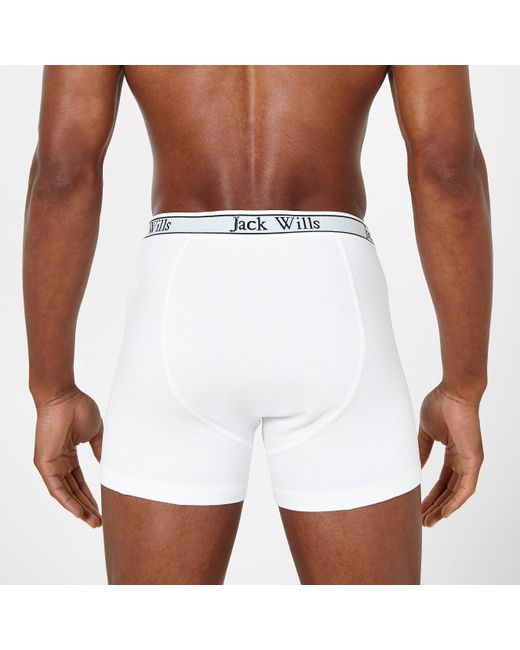 Jack Wills Blue Jw Daundley Boxers 3 Pack for men