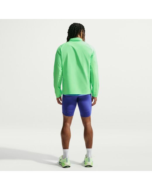Nike Green Miler Repel Running Jacket for men
