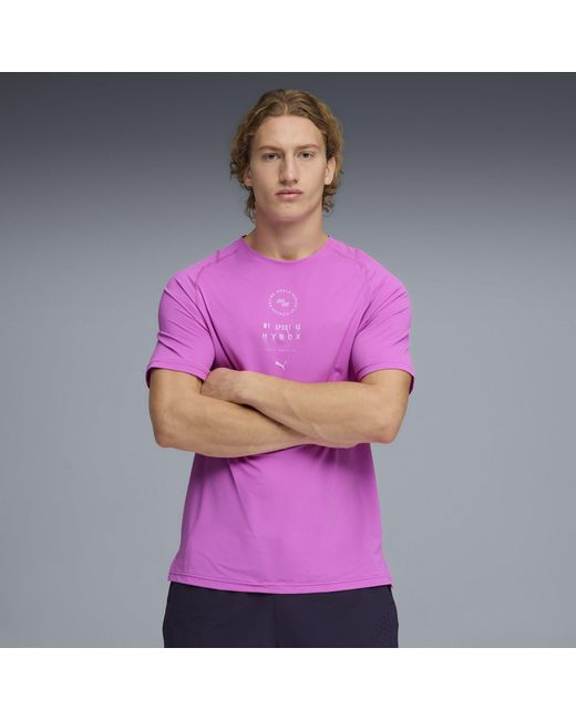 PUMA Purple Hyrox Dryelite Training T-Shirt for men