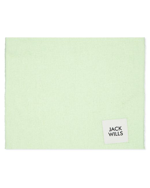 Jack Wills Green Soft Fluffy Oversized Scarves