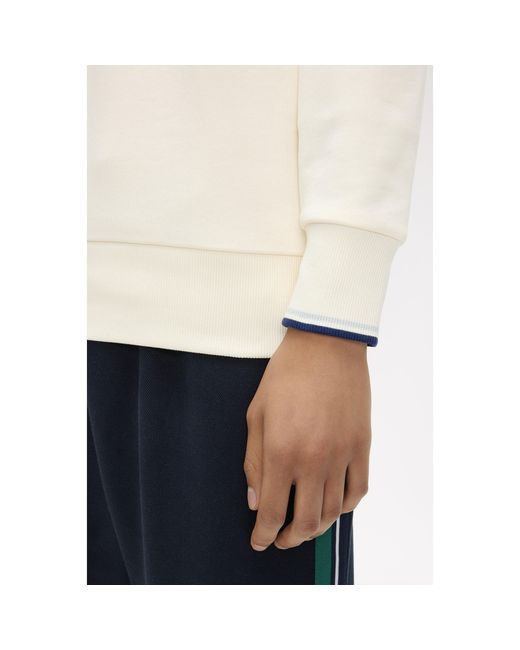 Fred Perry White Fredperry Half Zip Top for men