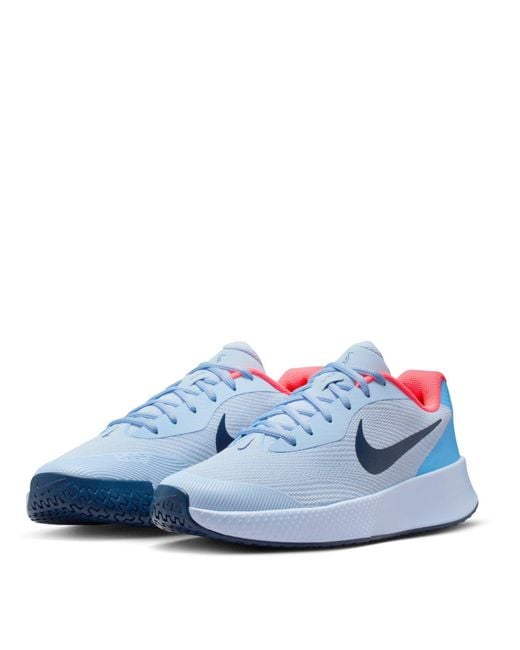Nike Blue Vapor Lite 3 Hard Court Tennis Shoes for men