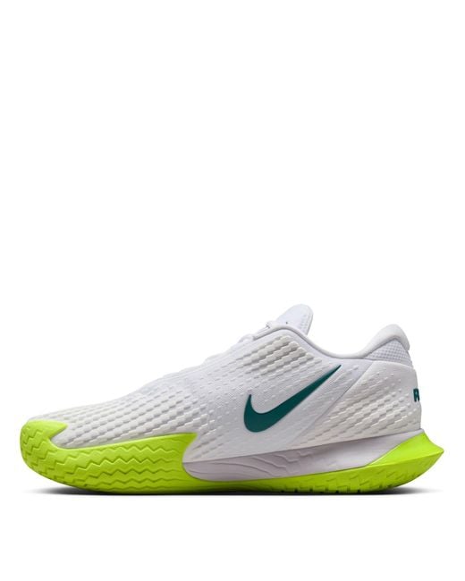 Nike Green Court Zoom Vapor Cage 4 Rafa Hard Court Tennis Shoes for men