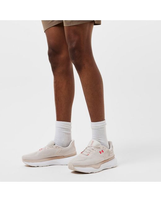 Under Armour White Infinite Pro Entry Road Running Shoes for men