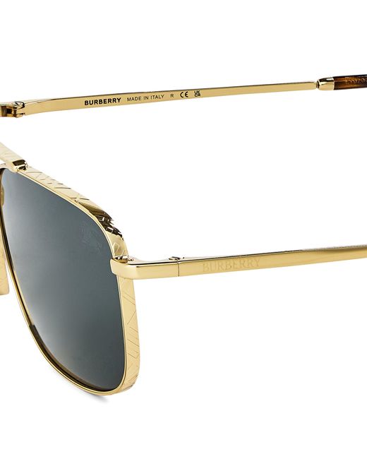 Burberry Gray 0Be3170 Oval Sunglasses for men
