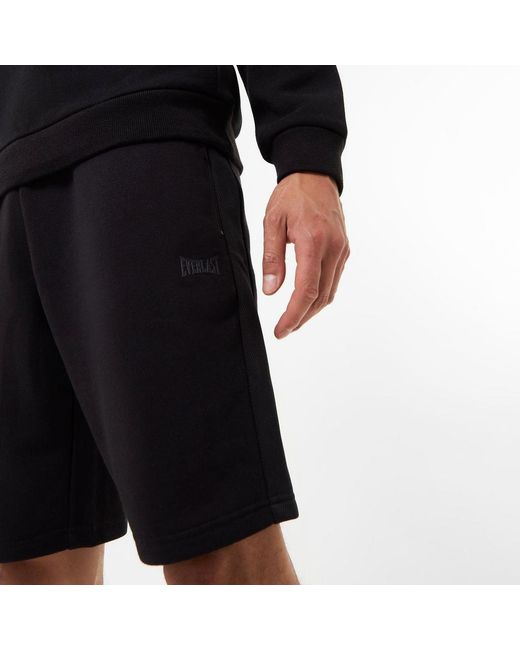 Everlast Black Premium Jersey Shorts for men