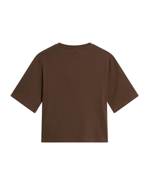 The North Face Brown Tnf Essential Simple Dome Boxy Relaxed T-Shirt