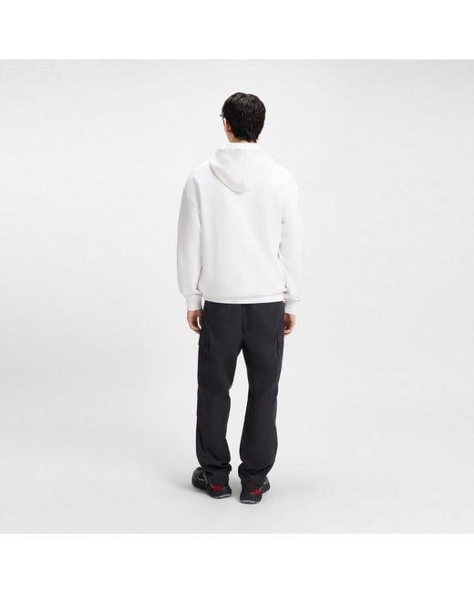 HUGO White Vcarb Short Sleeve Polo Shirt for men