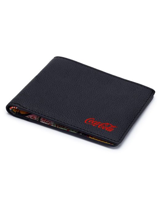 Coca Cola Blue Coca-Cola Officially Licensed Badges Leather Wallet