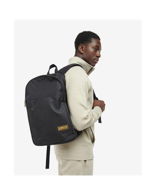 Barbour Black Racer Backpack for men