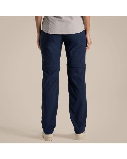 Craghoppers Blue Nosilife Pro Convertible Iii Lightweight Trousers