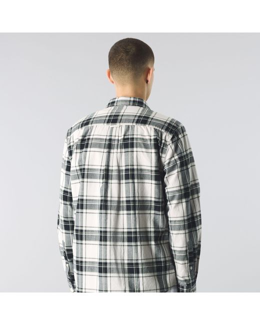 Pretty Green Multicolor Woolwich Check Long-Sleeve Patterned Shirt for men