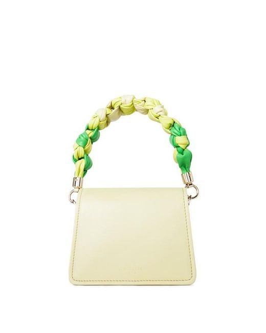 Ted Baker Yellow Maryse Knot Top Handle Bag